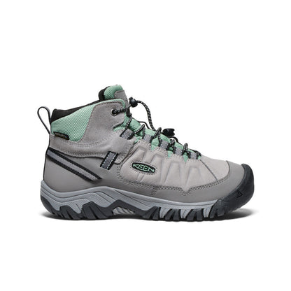 Big Kids' Targhee IV Waterproof Hiking Boot Alloy/Granite Green | Keen