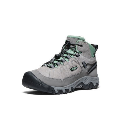 Big Kids' Targhee IV Waterproof Hiking Boot Alloy/Granite Green | Keen