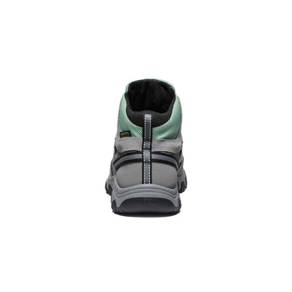 Big Kids' Targhee IV Waterproof Hiking Boot Alloy/Granite Green | Keen
