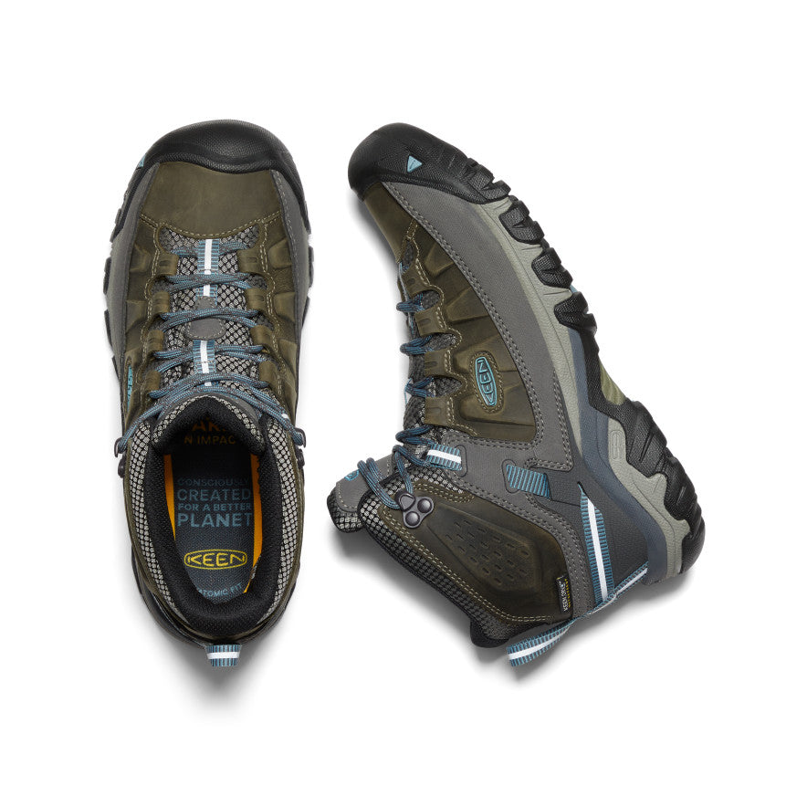 Women's Targhee III Waterproof Mid Magnet/Atlantic Blue | Keen