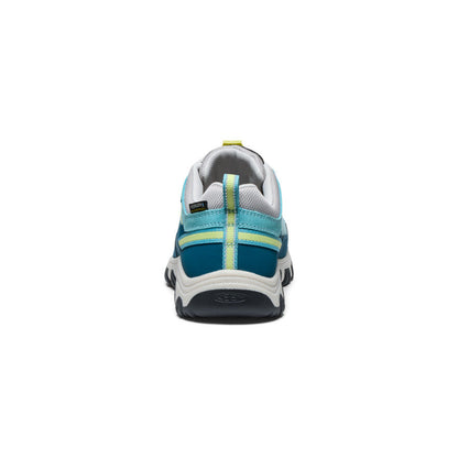 Big Kids' Targhee IV Waterproof Hiking Shoe Reef Waters/Daiquiri Green | Keen