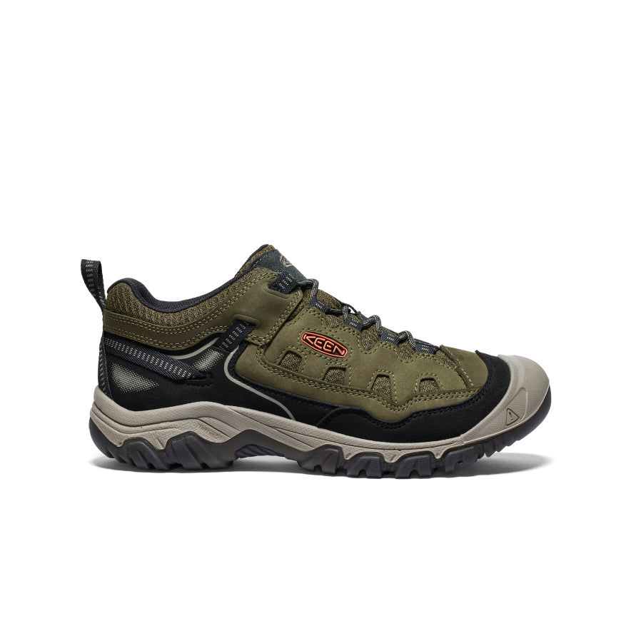 Men's Targhee IV Vented Hiking Shoe Dark Olive/Gold Flame | Keen