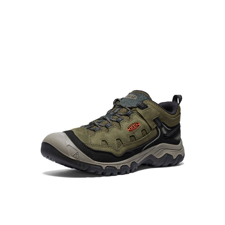 Men's Targhee IV Vented Hiking Shoe Dark Olive/Gold Flame | Keen
