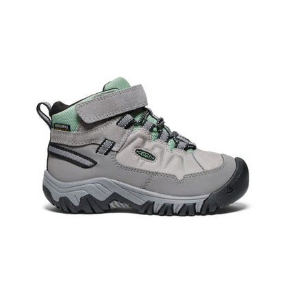 Little Kids' Targhee IV Waterproof Hiking Boot Alloy/Granite Green | Keen