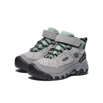 Little Kids' Targhee IV Waterproof Hiking Boot Alloy/Granite Green | Keen
