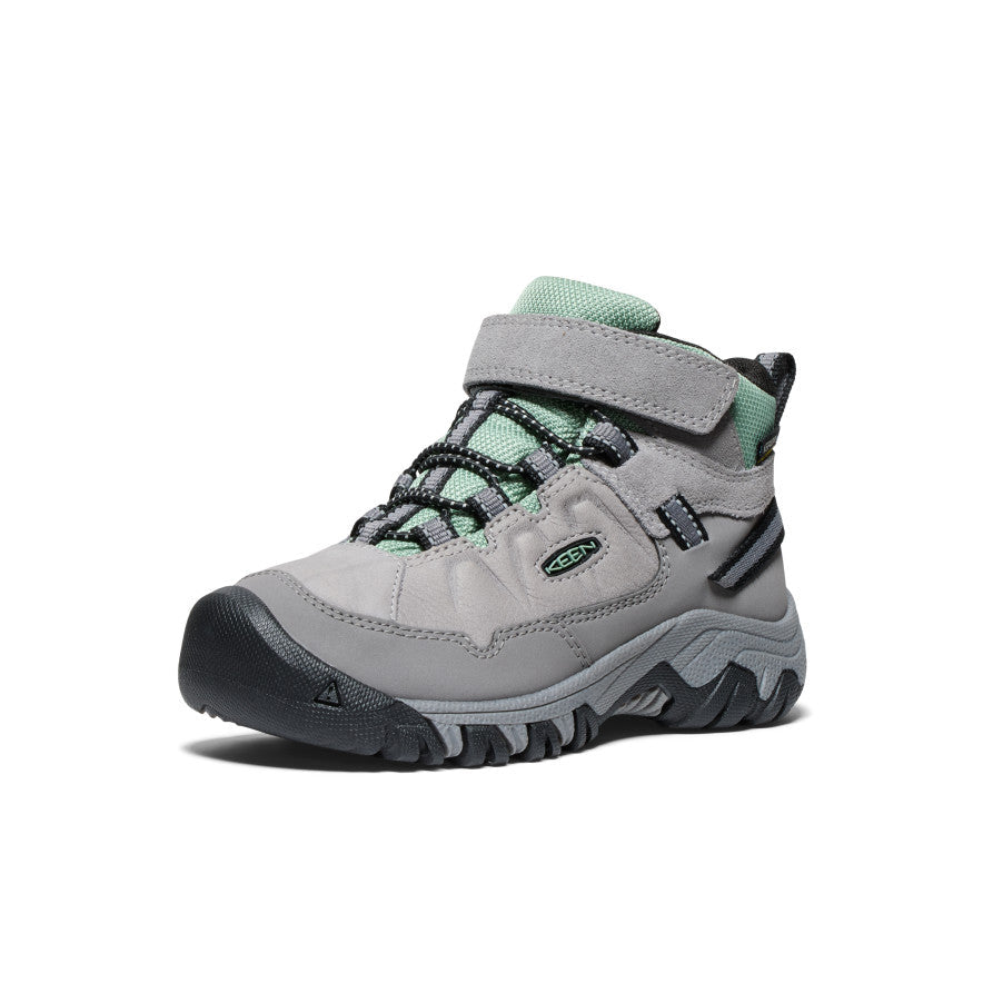 Little Kids' Targhee IV Waterproof Hiking Boot Alloy/Granite Green | Keen