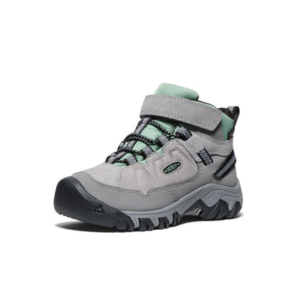 Little Kids' Targhee IV Waterproof Hiking Boot Alloy/Granite Green | Keen