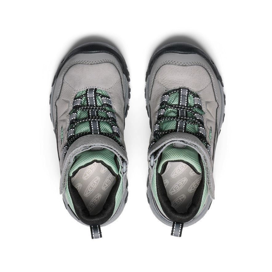 Little Kids' Targhee IV Waterproof Hiking Boot Alloy/Granite Green | Keen