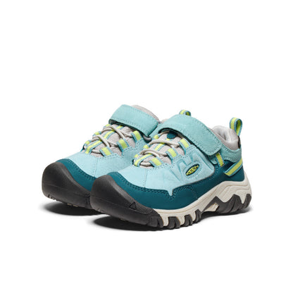 Little Kids' Targhee IV Waterproof Hiking Shoe Reef Waters/Daiquiri Green | Keen