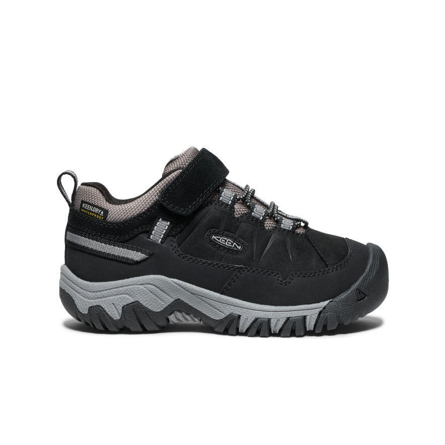 Little Kids' Targhee IV Waterproof Hiking Shoe Black/Steel Grey | Keen
