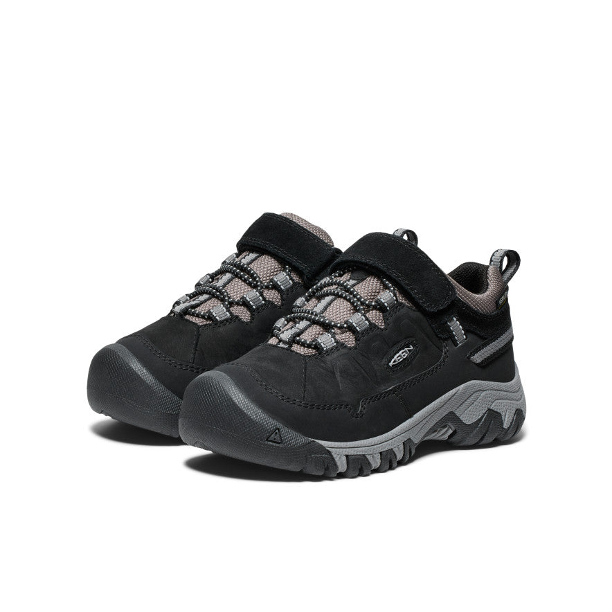 Little Kids' Targhee IV Waterproof Hiking Shoe Black/Steel Grey | Keen