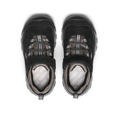 Little Kids' Targhee IV Waterproof Hiking Shoe Black/Steel Grey | Keen