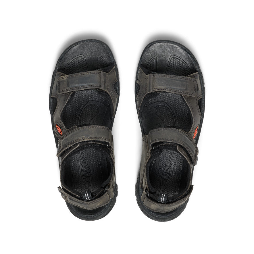 Men's Targhee III Open Toe Sandal Grey/Black | Keen