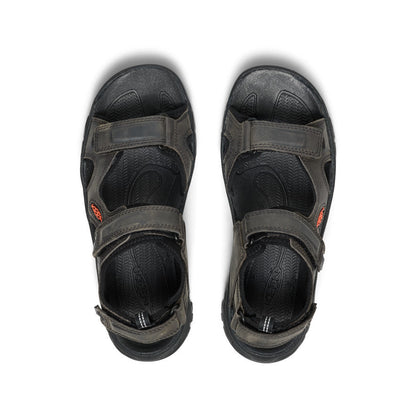 Men's Targhee III Open Toe Sandal Grey/Black | Keen