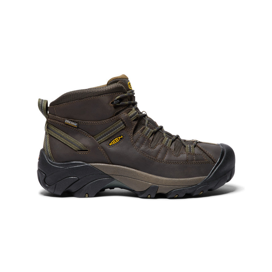 Men's Targhee II Waterproof Mid Wide Canteen/Dark Olive | Keen