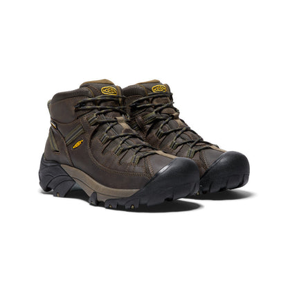 Men's Targhee II Waterproof Mid Wide Canteen/Dark Olive | Keen