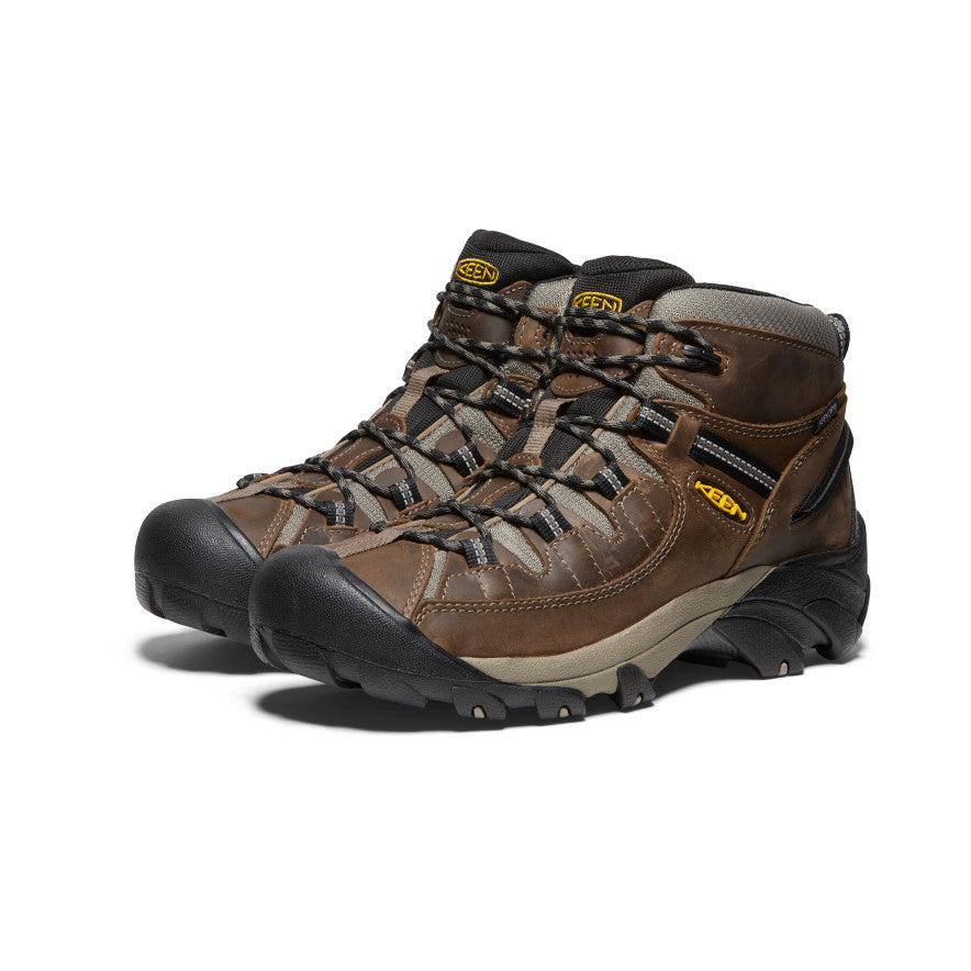 Men's Targhee II Waterproof Mid Wide Shitake/Brindle | Keen