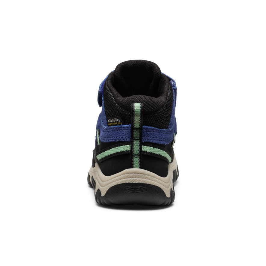 Little Kids' Targhee IV Waterproof Hiking Boot Skipper Blue/Hemlock | Keen