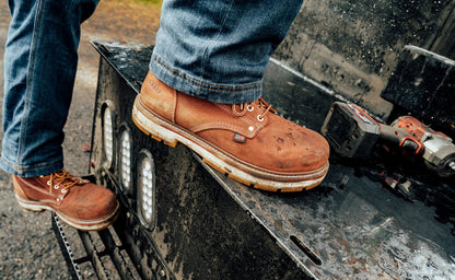 Men's Liberty 6" Waterproof 90° Heel Boot (Carbon Toe) Bombay Brown/Gum | Keen