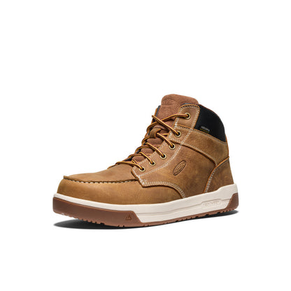 Men's Gibson Waterproof Work Boot (Carbon Toe) Belgian/Gum | Keen