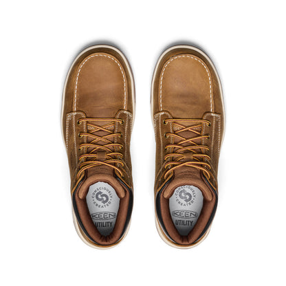 Men's Gibson Waterproof Work Boot (Carbon Toe) Belgian/Gum | Keen