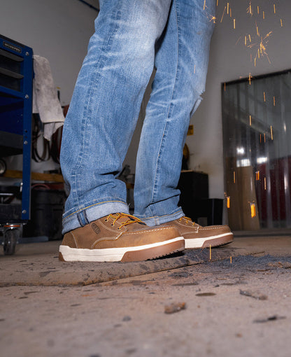 Men's Gibson Waterproof Work Boot (Carbon Toe) Belgian/Gum | Keen
