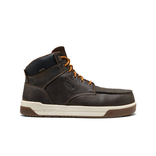 Men's Gibson Waterproof Work Boot (Carbon Toe) Cascade Brown/Gum | Keen