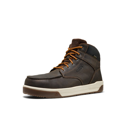 Men's Gibson Waterproof Work Boot (Carbon Toe) Cascade Brown/Gum | Keen
