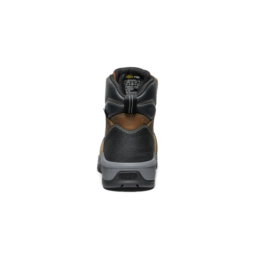Men's CSA Evanston 6" Waterproof Boot (Carbon Toe) Bison/Black | Keen