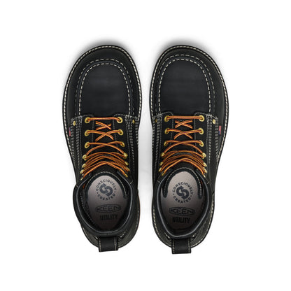 Men's Liberty 6" Waterproof Boot (Carbon Toe) Black/Gum | Keen
