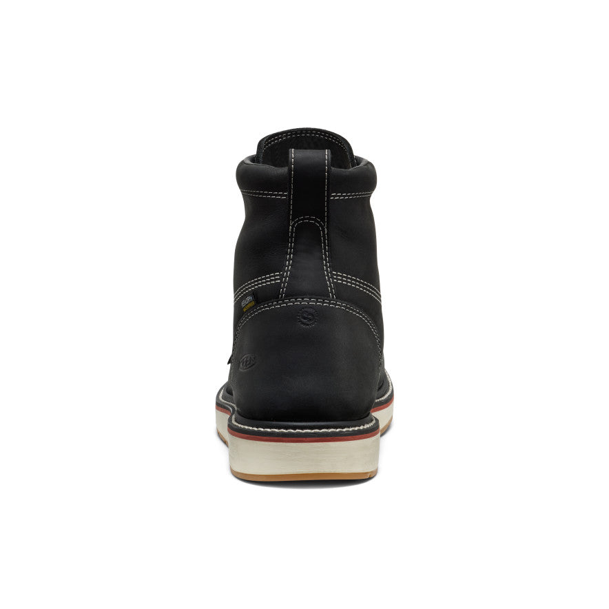 Men's Liberty 6" Waterproof Boot (Carbon Toe) Black/Gum | Keen