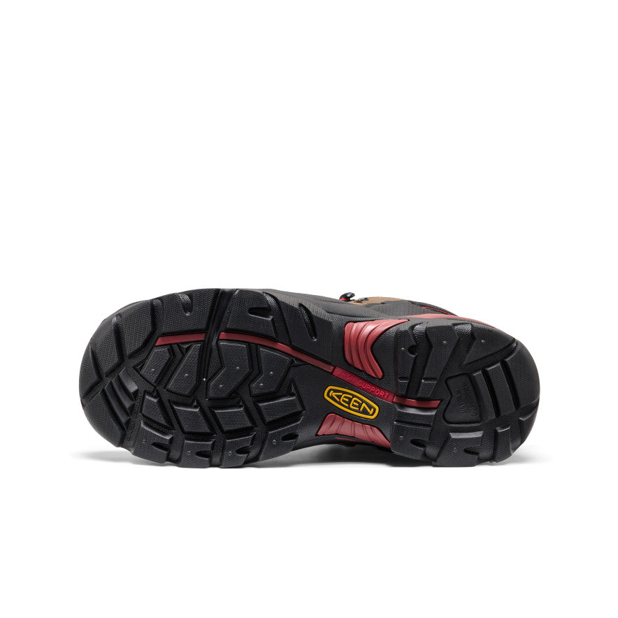 Men's Pittsburgh Energy 6" Waterproof Boot (Carbon Toe) Bison/Black | Keen