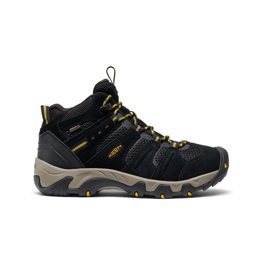 Men's Headout Waterproof Hiking Boot Black/Lemon Curry | Keen