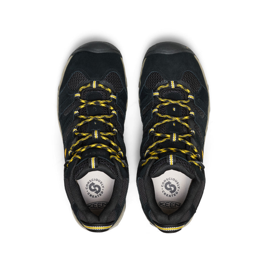 Men's Headout Waterproof Hiking Boot Black/Lemon Curry | Keen
