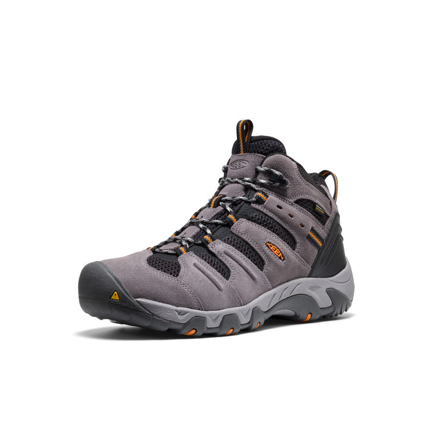 Men's Headout Waterproof Hiking Boot Magnet/Orange Pepper | Keen