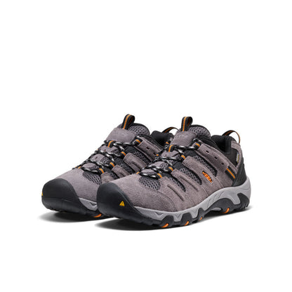 Men's Headout Waterproof Hiking Shoe Steel Grey/Orange Pepper | Keen
