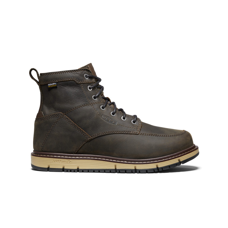 Men's San Jose 6" Waterproof Boot (Soft Toe) Cascade Brown | Keen