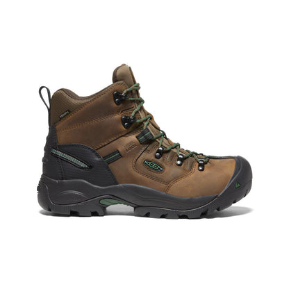 Men's Pittsburgh Energy 6" Waterproof Boot (Carbon Toe) Cascade Brown/Greener Pastures | Keen