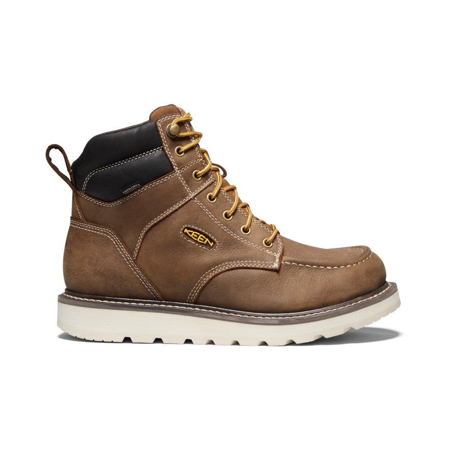 Men's Cincinnati 6" Waterproof Boot (Soft Toe) Belgian/Sandshell | Keen