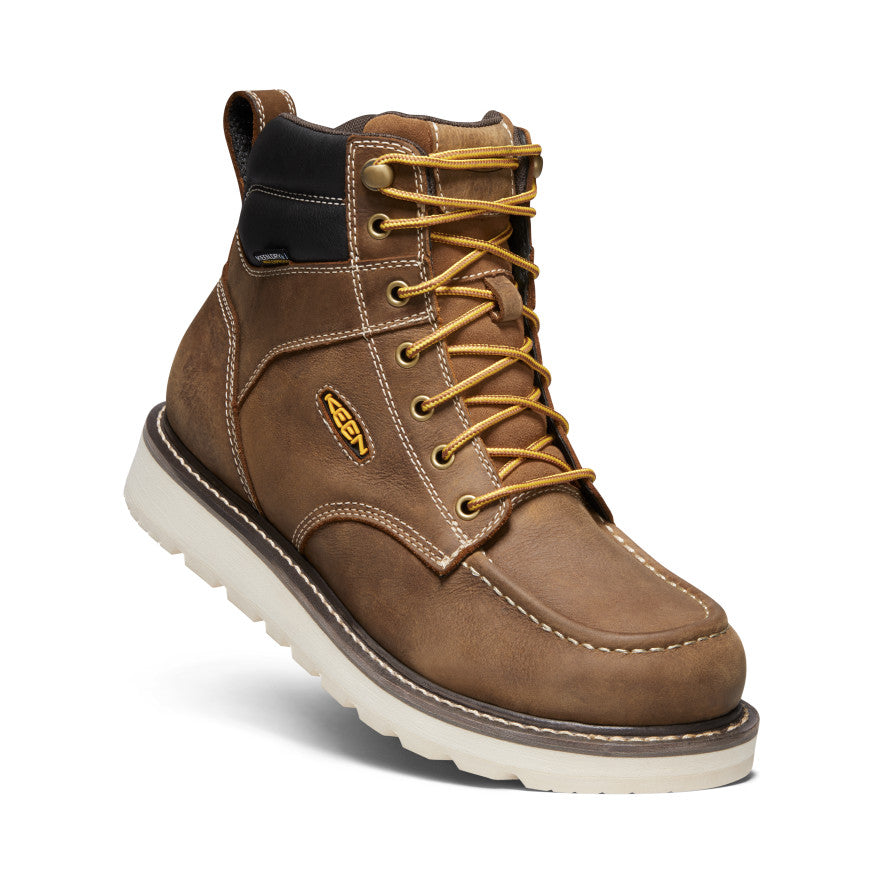 Men's Cincinnati 6" Waterproof Boot (Soft Toe) Belgian/Sandshell | Keen