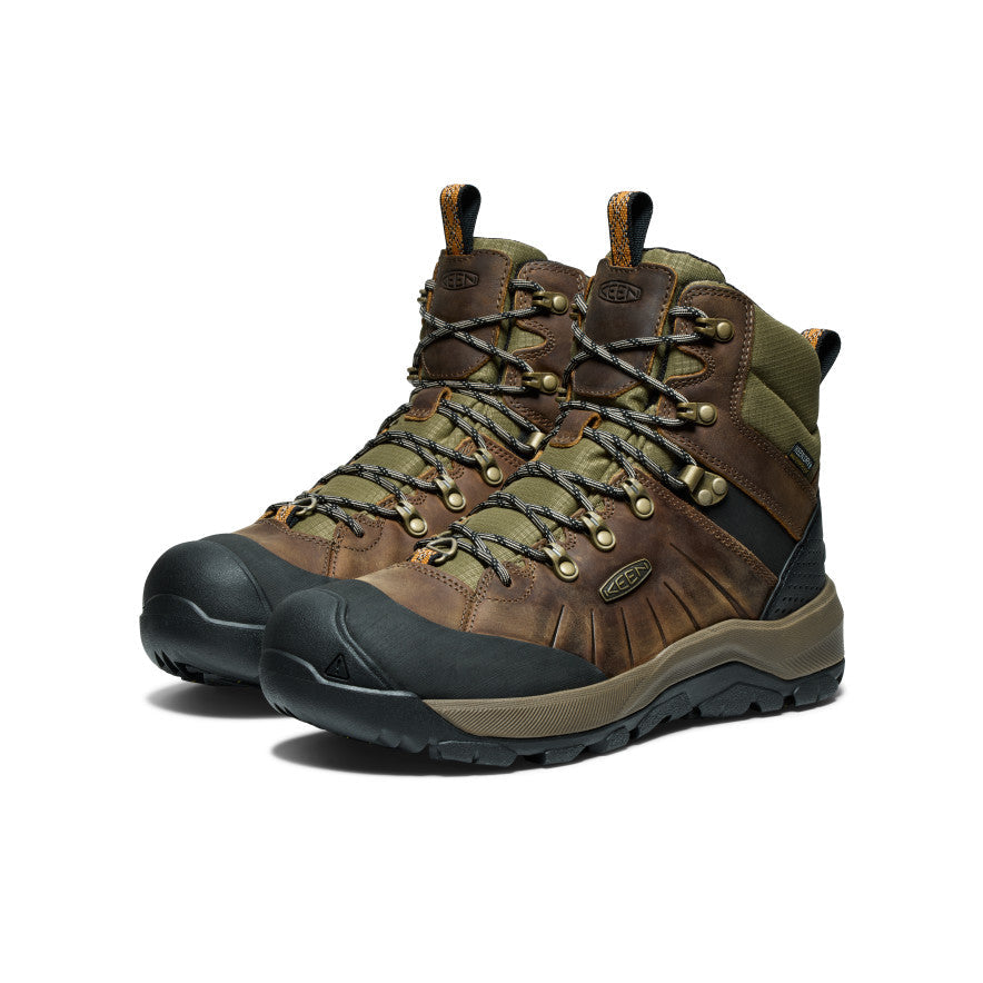 Men's Revel IV Polar Waterproof Boot Bison/Orange Pepper | Keen
