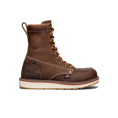 Men's Liberty 8" Waterproof Boot (Carbon Toe) Chestnut/Gum | Keen