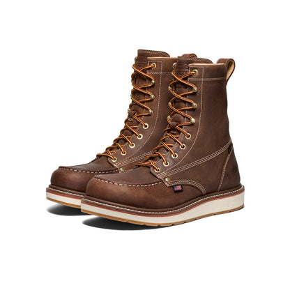 Men's Liberty 8" Waterproof Boot (Carbon Toe) Chestnut/Gum | Keen
