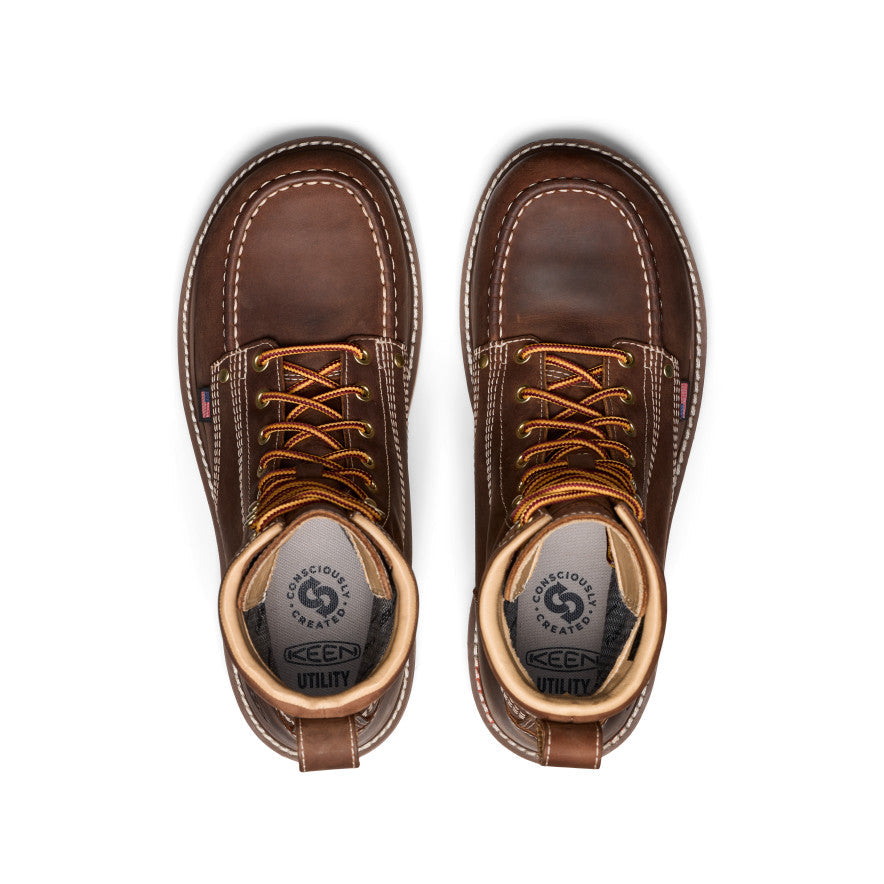 Men's Liberty 8" Waterproof Boot (Carbon Toe) Chestnut/Gum | Keen