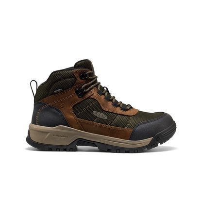 Men's Skokie Waterproof Work Boot (Soft Toe) Forest Night/Black | Keen