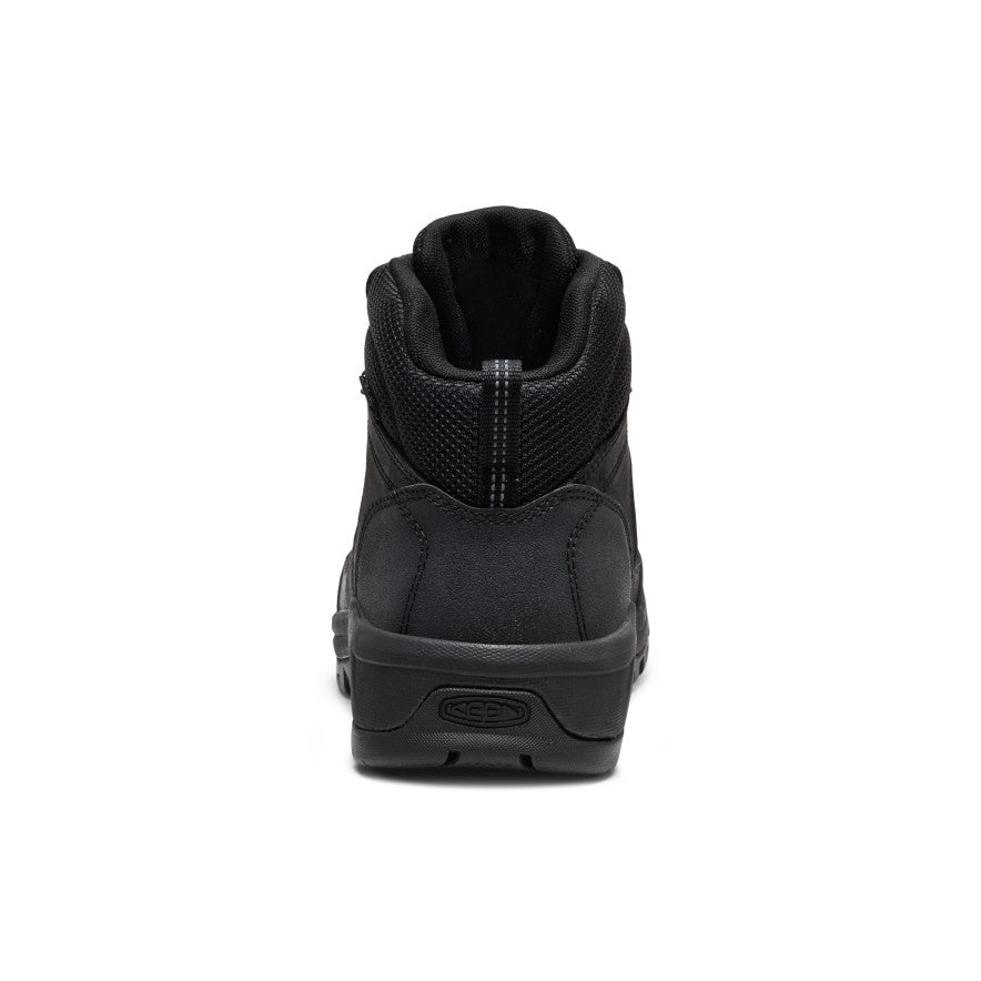 Men's Skokie Waterproof Work Boot (Soft Toe) Black/Black | Keen