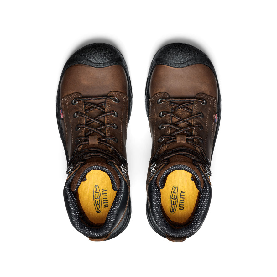 Men's Mt Vernon II 6" Waterproof Boot (Steel Toe) Dark Earth/Black | Keen