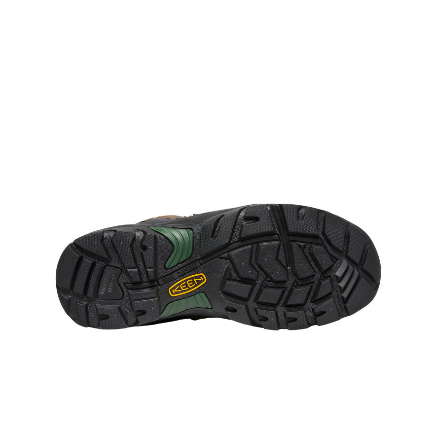 Men's Pittsburgh Energy 6" Waterproof Boot (Soft Toe) Cascade Brown/Greener Pastures | Keen
