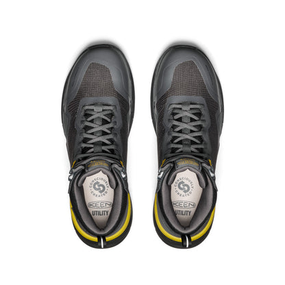 Men's Synchro Waterproof Work Boot (Carbon Toe) Magnet/Black | Keen