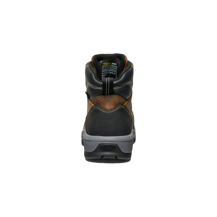 Men's Evanston 6" Waterproof Boot (Carbon Toe) Bison/Black | Keen